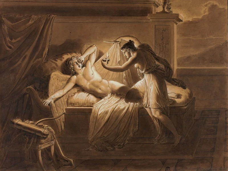 1766-Giuseppe Cammarano - Amore e Psiche - Art Institute of Chicago, The Leonora Hall Gurley Memorial Collection